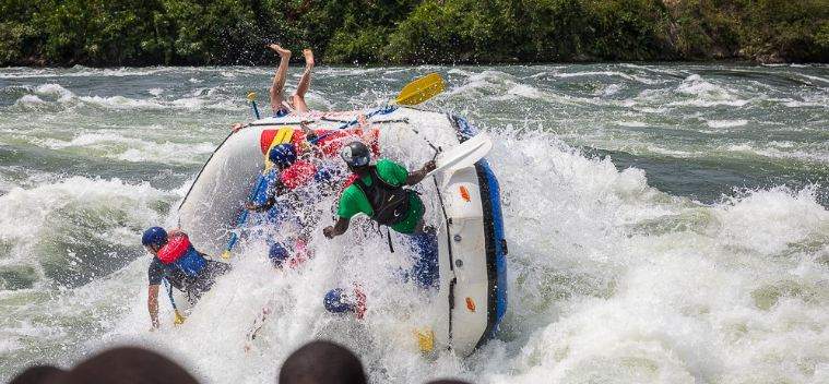 White Water Rafting On The Nile River