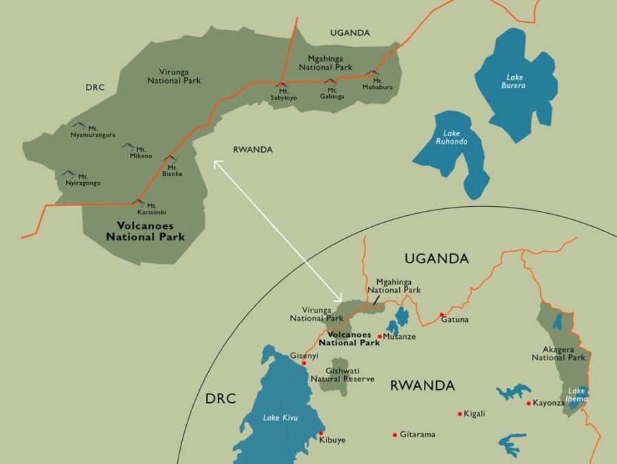 Volcanoes National Park in Rwanda