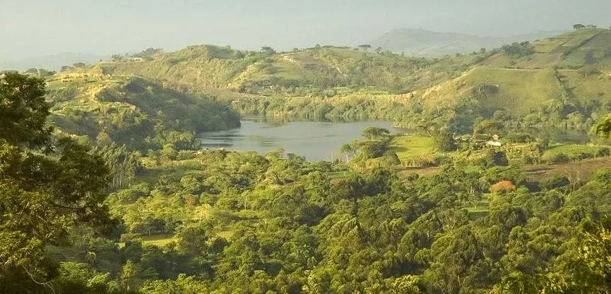 Crater Lake Near Kibale Forest National Park