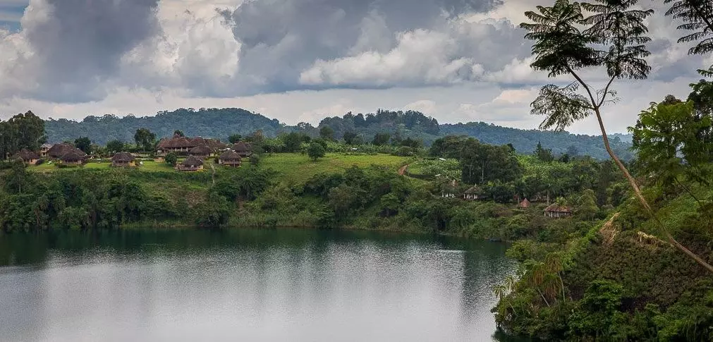 Views Of A Crater Lake Near Kibale Forest National Park