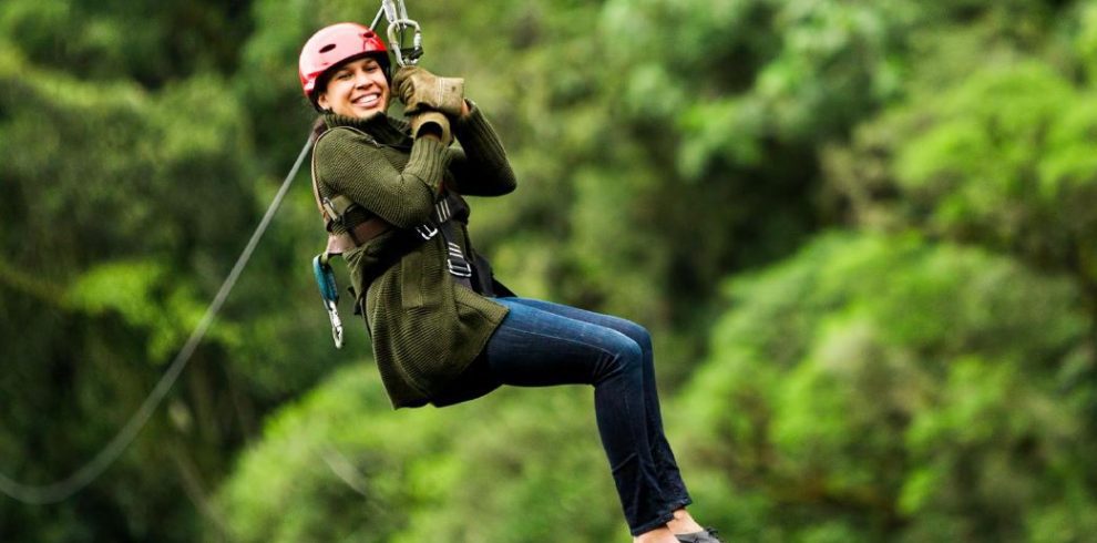 Ziplining in Mabira Forest